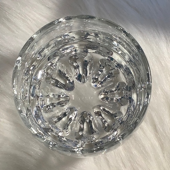 Crown Royal Set of 4 Etched Crystal Low Ball Rocks Glass Whiskey Glasses Barware - Picture 7 of 16